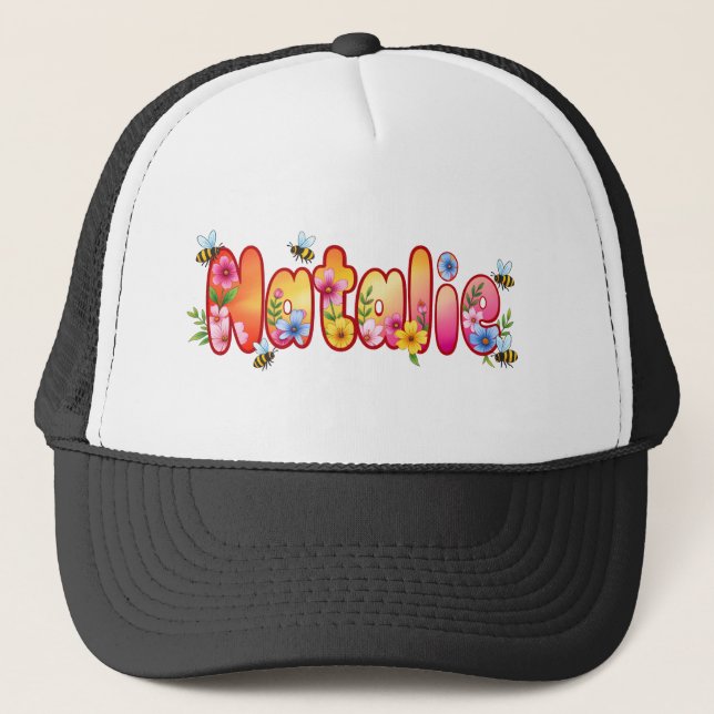 Natalie - personalised hats for her (Front)