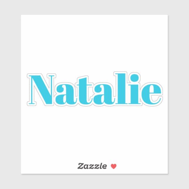 Natalie Sticker (Sheet)