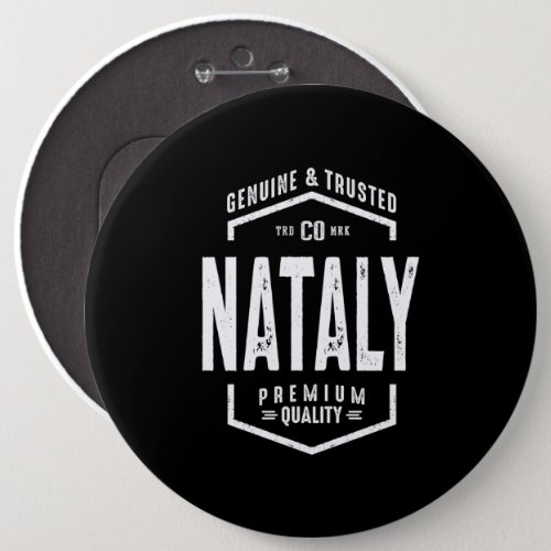 Nataly Personalized Name Birthday Gift Button