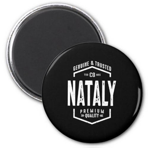 Nataly Personalized Name Birthday Gift Magnet