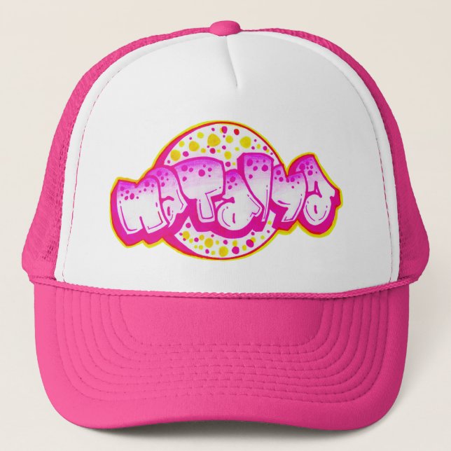 Natalya Trucker Trucker Hat (Front)