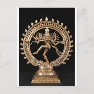 NATARAJ HINDU GOD POSTCARD