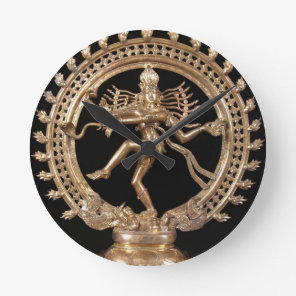 NATARAJ HINDU GOD ROUND CLOCK