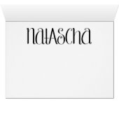 Natascha black Card (Inside Horizontal (Bottom))