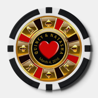 Natasha2 Vegas Casino Chip Red & Black