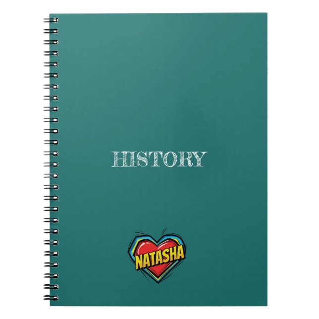 Natasha Green Notebook (Front)