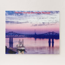 Natchez Mississippi Riverboat. Jigsaw Puzzle