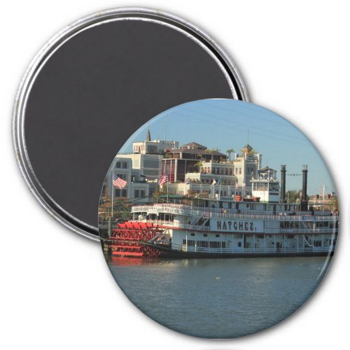 Natchez River Boat in New Orleans Magnet