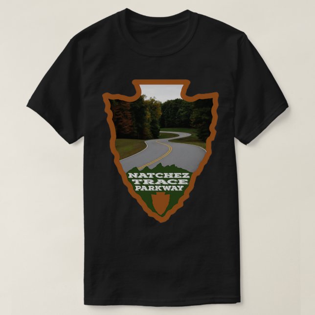 Natchez Trace Parkway arrowhead T-Shirt (Design Front)