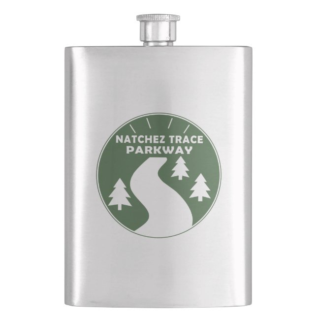 Natchez Trace Parkway Flask (Front)