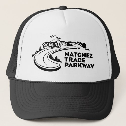 Natchez Trace Parkway Motorcycle Trucker Hat