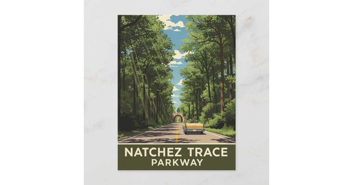 Natchez Trace Parkway Postcard | Zazzle