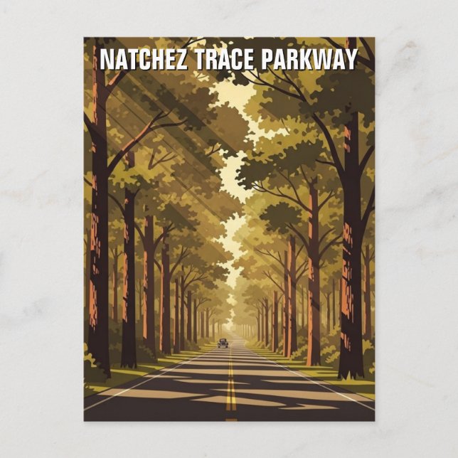 Natchez Trace Parkway Postcard (Front)