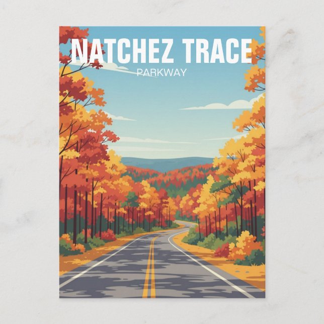 Natchez Trace Parkway Postcard (Front)