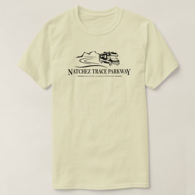 Natchez Trace Parkway Recreational Vehicle T-Shirt (Design Front)