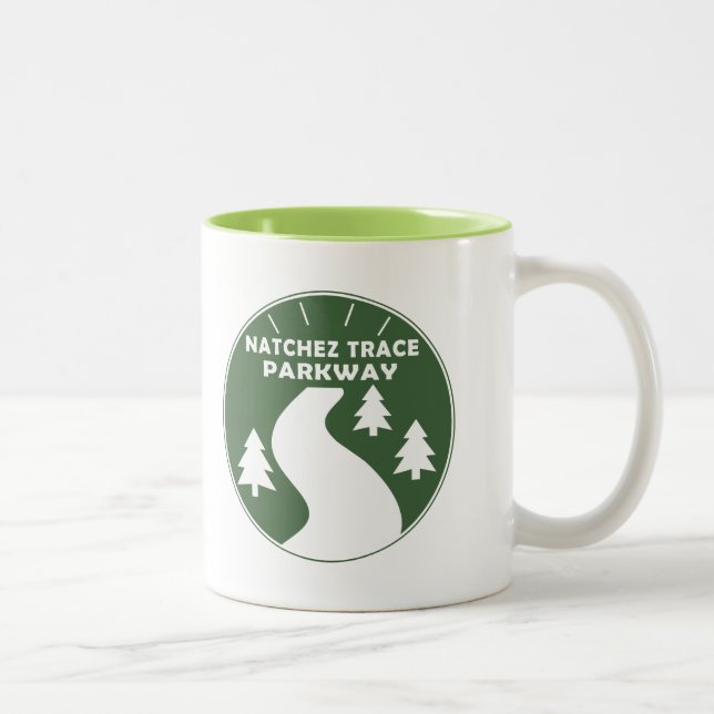Natchez Trace Parkway Two-Tone Coffee Mug (Right)