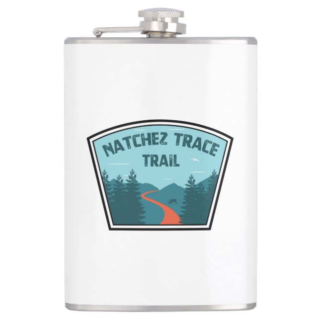 Natchez Trace Trail Flask (Front)