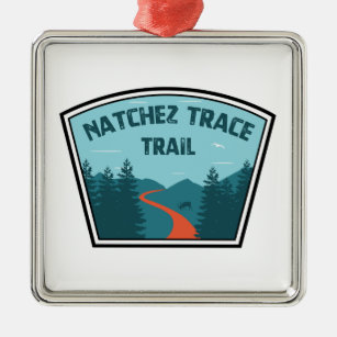 Natchez Trace Trail Metal Ornament