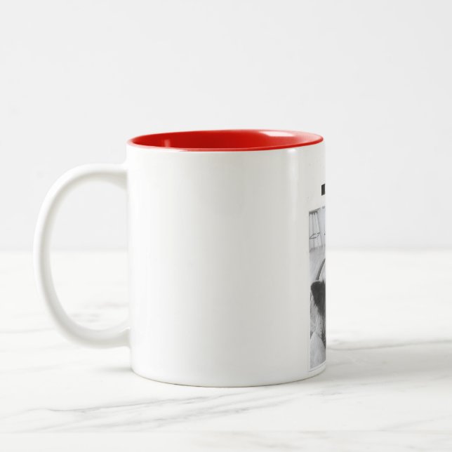 Natcho pets Two-Tone coffee mug (Left)