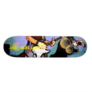 Nate and Guitar Skateboard Deck