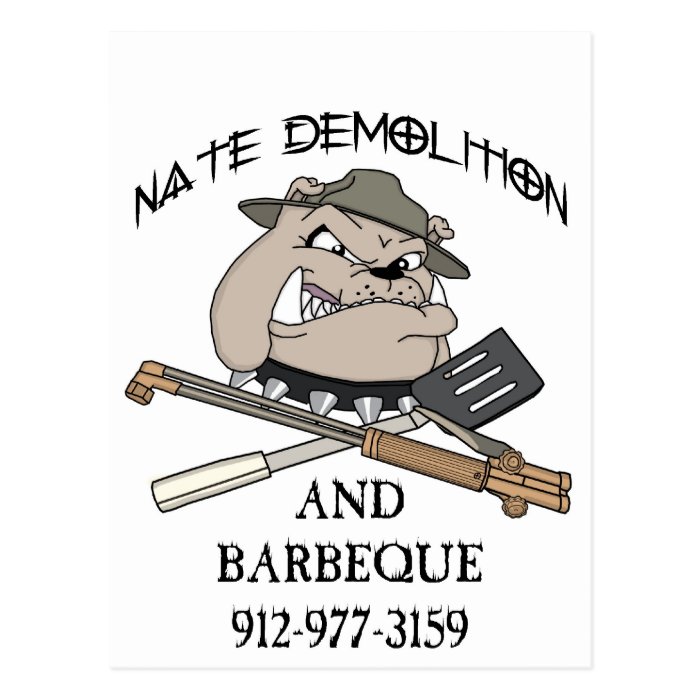 NATE DEMOLITION, 1 3 10 POSTCARD