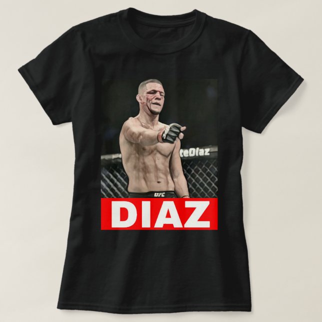 Nate Diaz Classic T Shirt (Design Front)