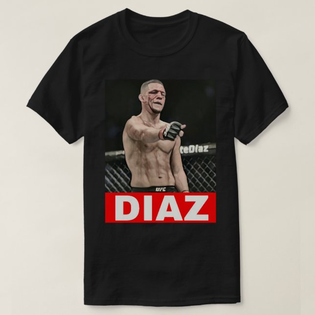 Nate Diaz Classic T Shirt (Design Front)