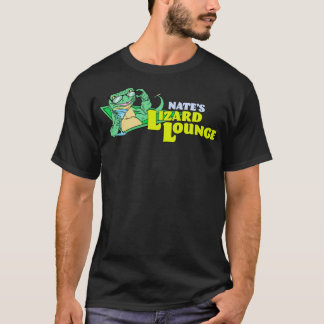 Nates Lizard Lounge The Rehearsal Logo Sticker T-Shirt