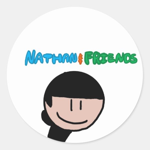 Nathan and Friends_ Shawn Sticker