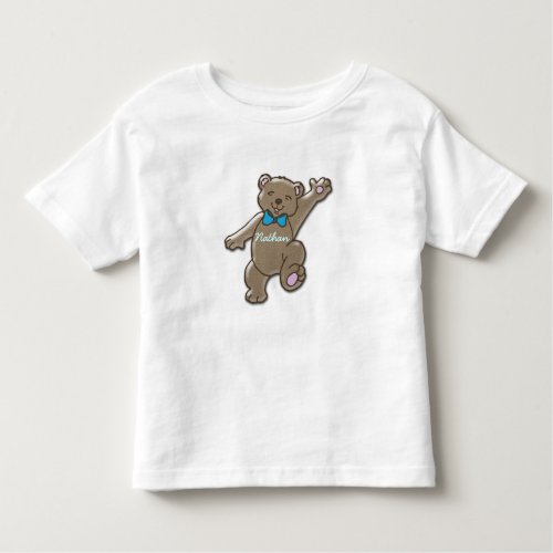 Nathan and teddy toddler t_shirt