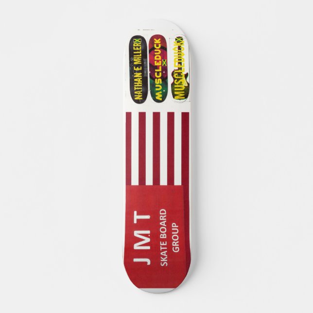 NATHAN E MILLER  MUSCLEDUCK Skateboard, 7¾" Deck (Front)
