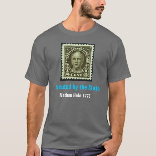 Nathan Hale Executed by the State Grey T_Shirt