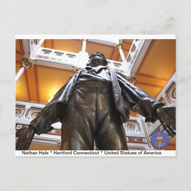 Nathan Hale Postcard (Front)