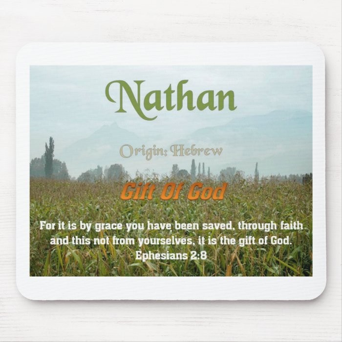 Nathan Name meaning Mousepads