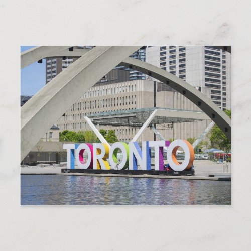 Nathan Phillips Square Toronto Ontario Canada Postcard