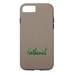 Nathaniel Customized Tough iPhone case