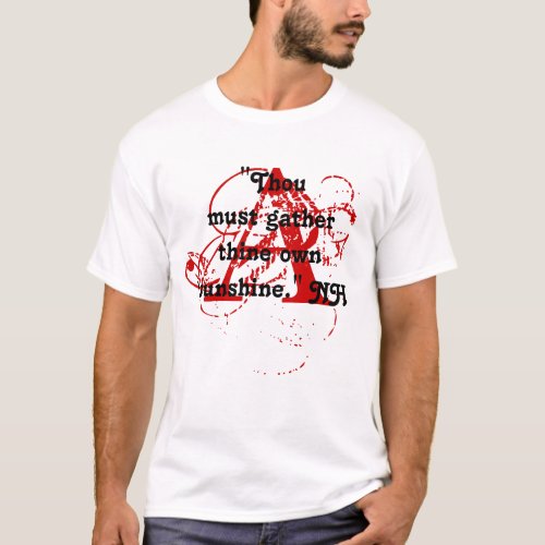 Nathaniel Hawthorne Fans A RED MARK DESIGN T_Shirt