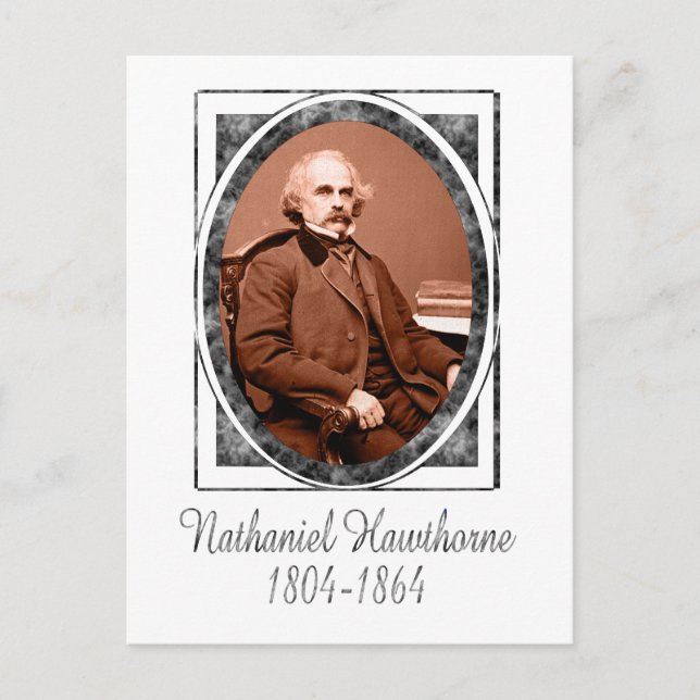 Nathaniel Hawthorne Postcard (Front)