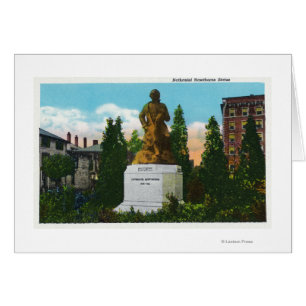 Nathaniel Hawthorne Statue View Cards