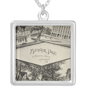Nathaniel White memorial page Silver Plated Necklace