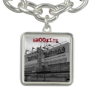 NATHAN'S CONEY ISLAND CHARM BRACELET