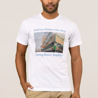 Nathan's Famous Hot Dogs Adult T-shirt