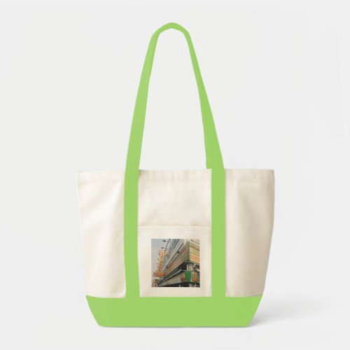 Nathans Famous Hot Dogs Canvas Pocket Tote Bag