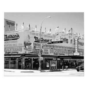 Nathan's Famous Hot Dogs Photographic Print