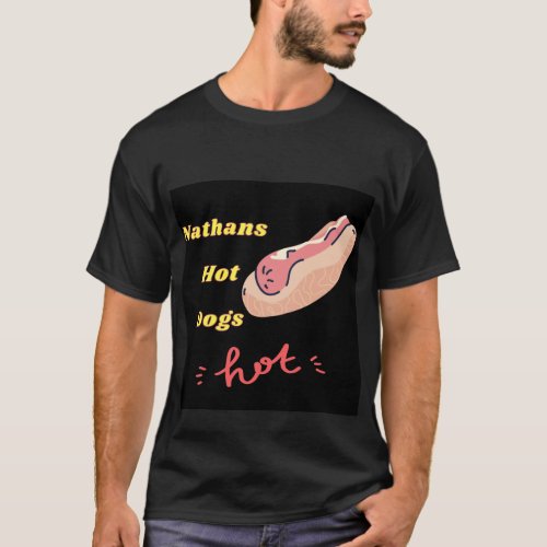 nathans hot dog  T_Shirt