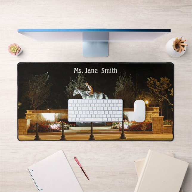 Natie Dancer Horse Statue Saratoga Desk Mat (Office 1)