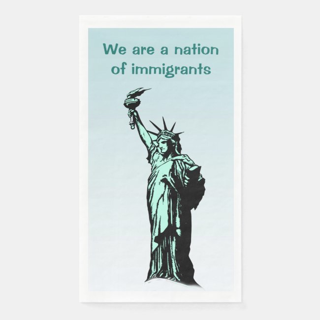 Nation of Immigrants Paper Guest Towel