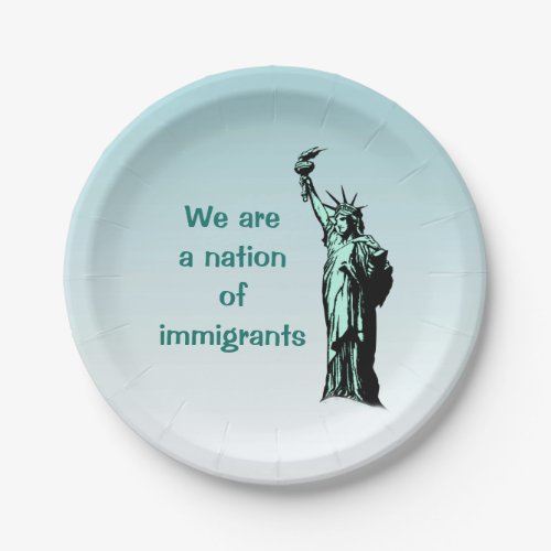 Nation of Immigrants Paper Plates