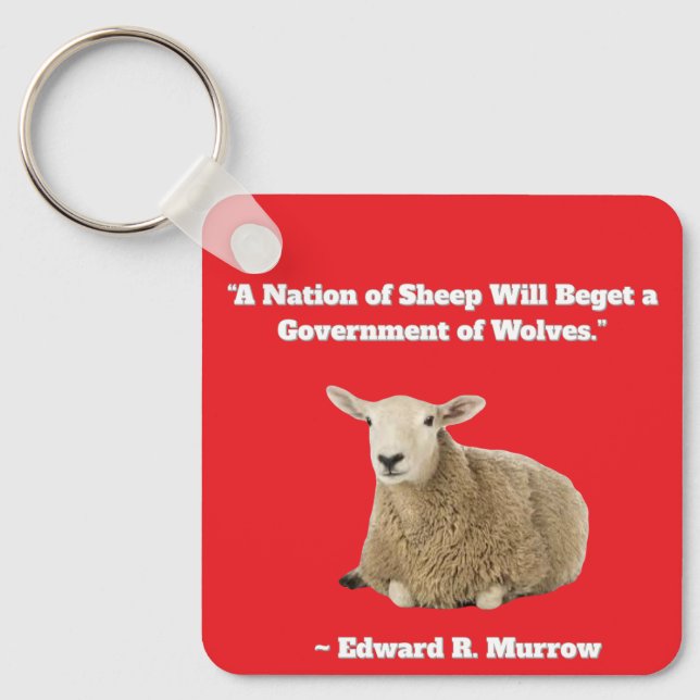 Nation of Sheep Keychain (Front)