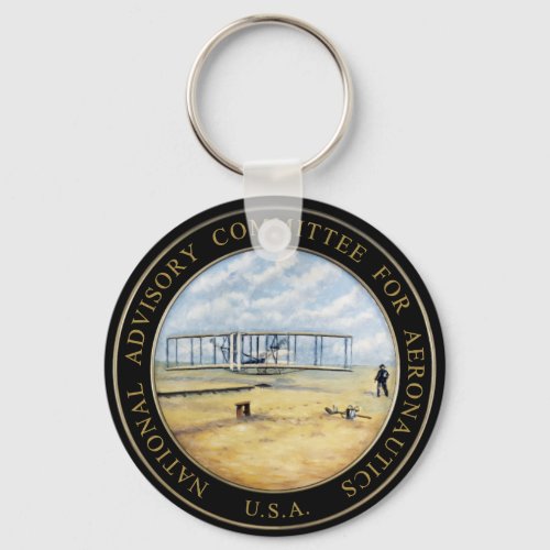 National Advisory Committee for Aeronautics Logo Keychain